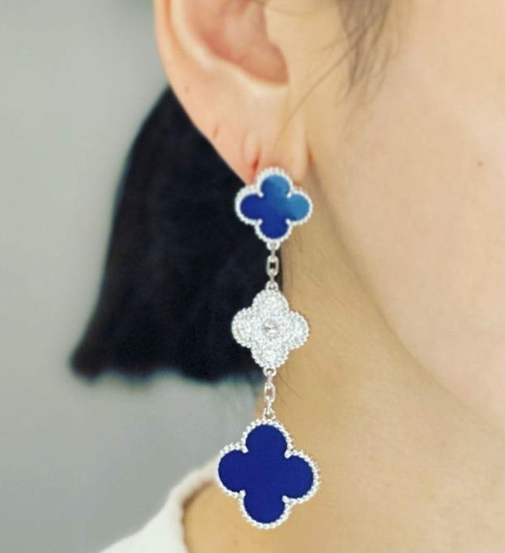 Boucles Alhambra blue