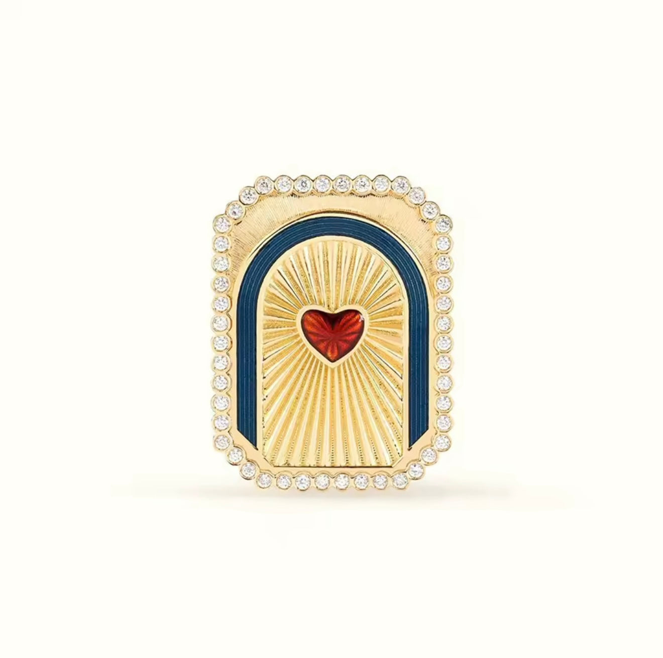 Bague Heart ajustable