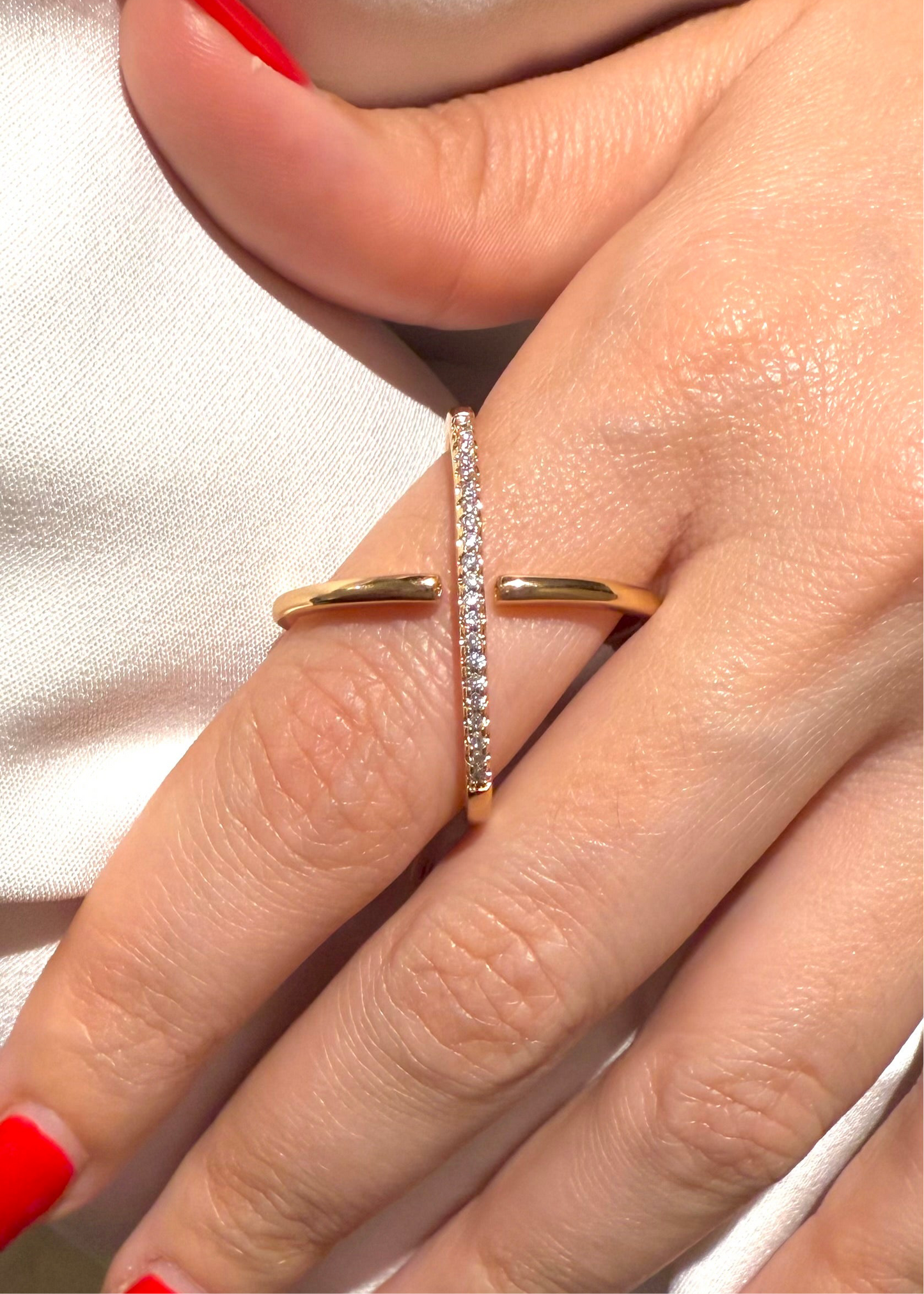 Bague Croisé