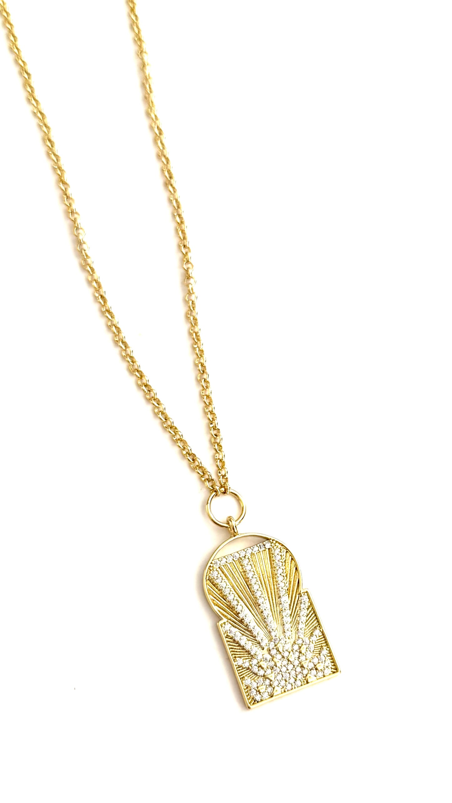 Sautoir Chams Orange