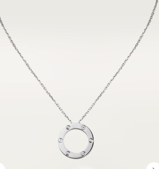 Collier Love Blanc