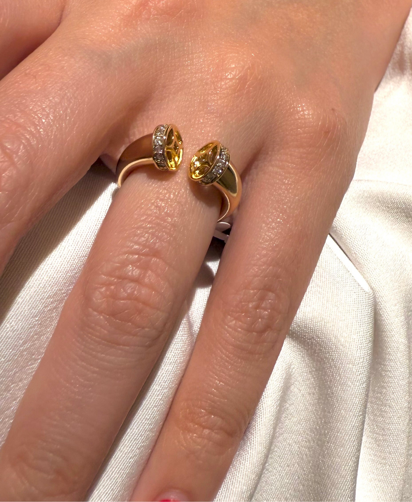 Bague ouverte rose gold