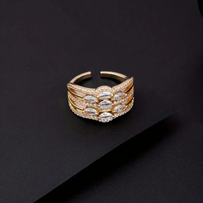 Bague carly rose gold