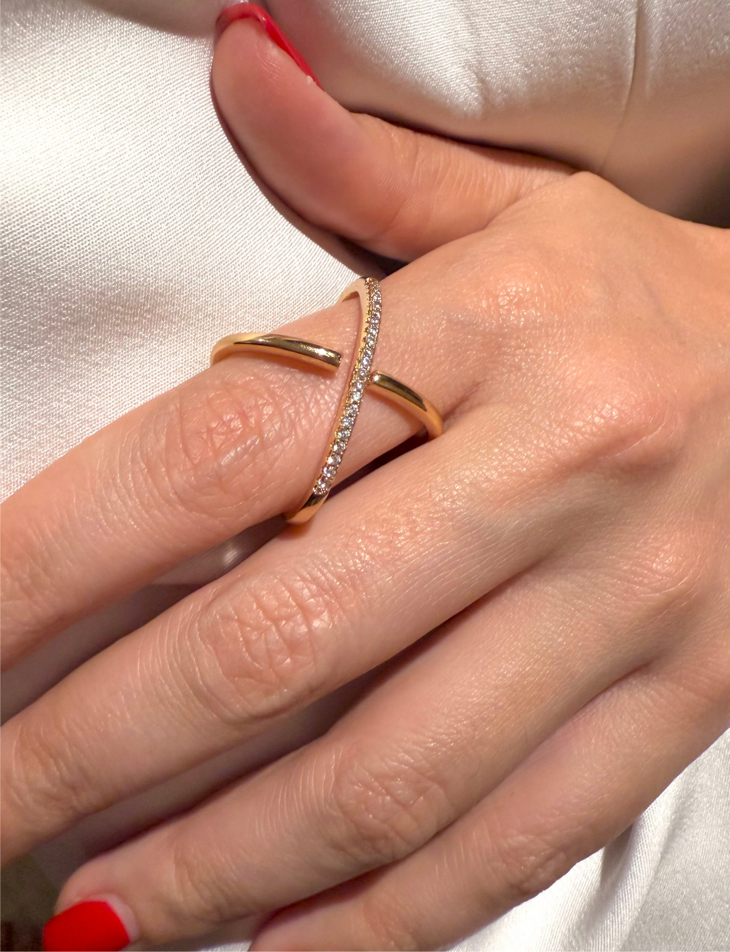Bague Croisé