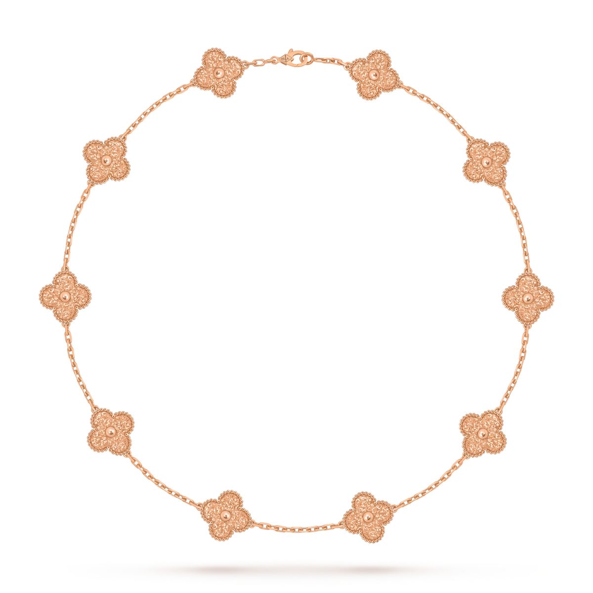 Collier Alhambra rose gold