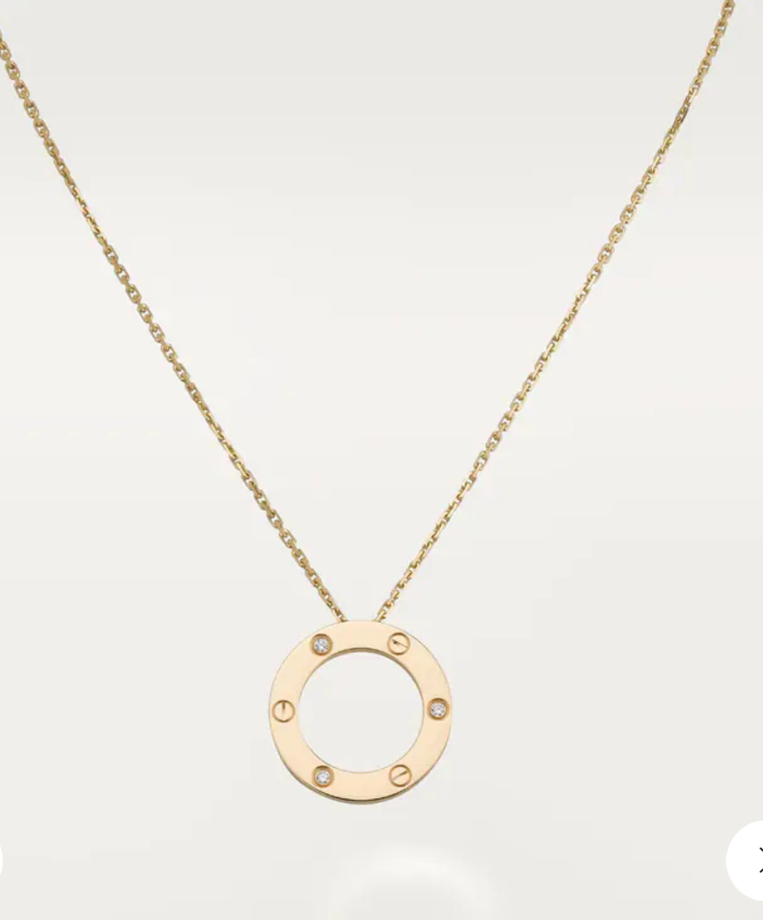 Collier Love Or