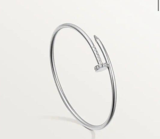 Clou serti mini Blanc