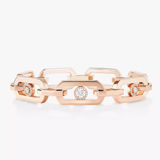 Gourmette Moove rose gold