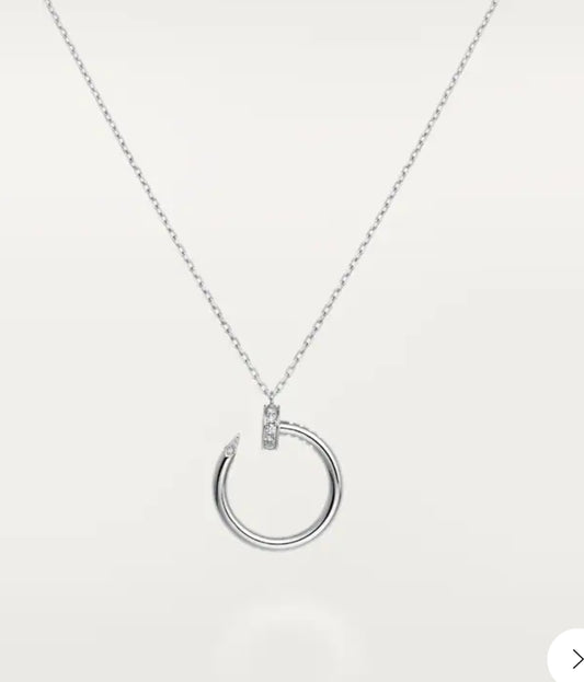Collier Clou sertie