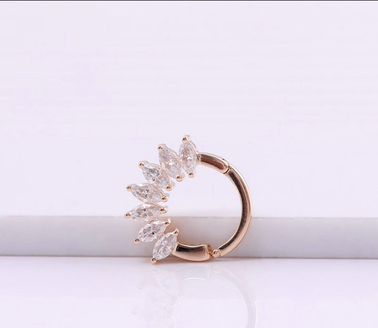 Boucles Spring rose gold