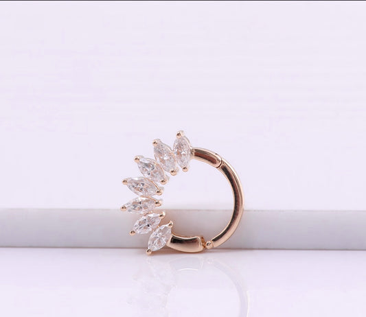 Boucles Spring rose gold