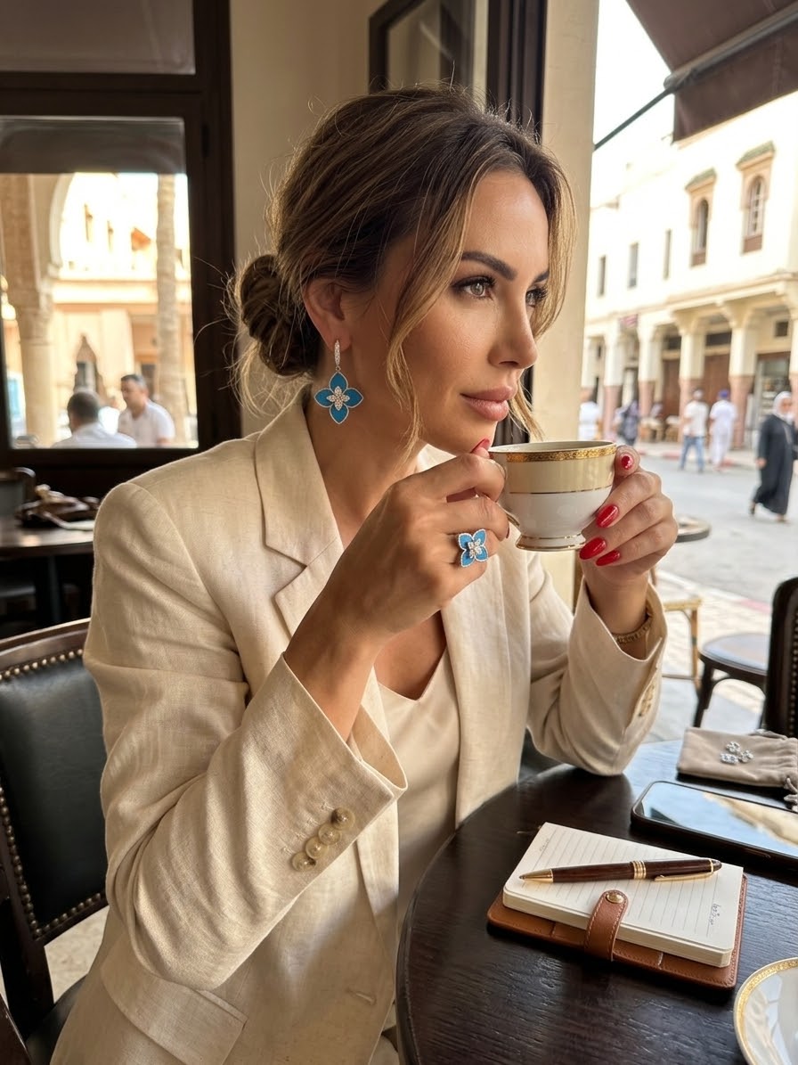 Bague Lys turquoise