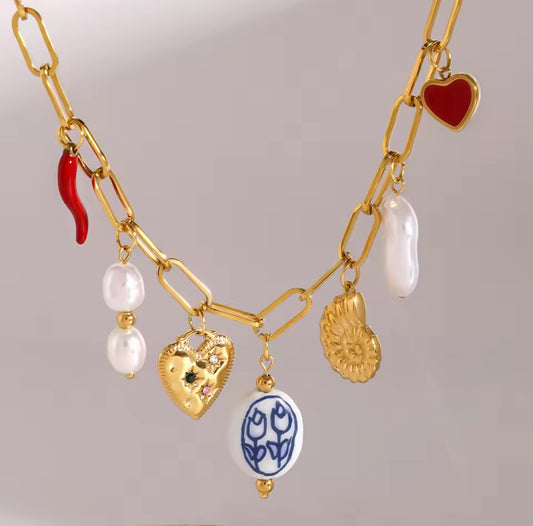Collier charme breloque