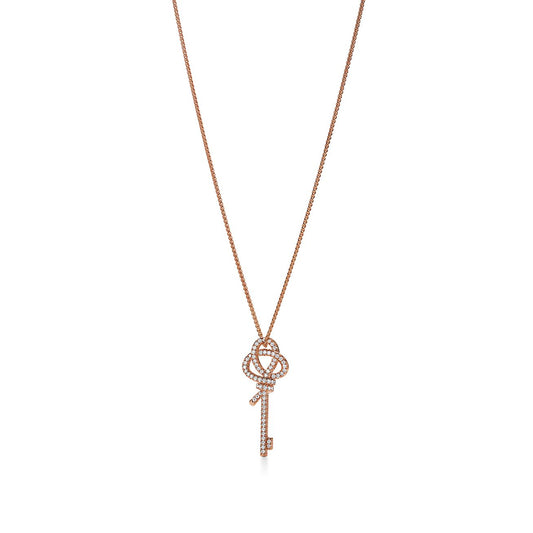 Collier Clef double face