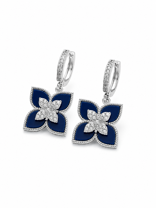 Boucles lys bleu